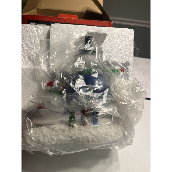 Acrylic Light Up Color Changing Snowman Sledding Christmas JCP JC Penney Tested - Picture 7 of 16